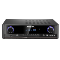 奇声1800新款功放大功率蓝牙家用5.1家庭影院HDM卡包专业发烧重低音ktv音响高清功率放大器功放机