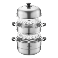 九阳蒸锅28cm四层大容量材质厚实循环蓄热CF28T-CZ113