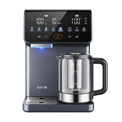 苏泊尔(SUPOR)即热式饮水机4L台式制冷即热煮茶养生多功能家用直饮机泡奶保温杯富锶矿化SW-JR40T15PRO