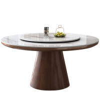 桃锦堂岩板餐桌