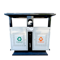 丁当匠金属果皮箱垃圾箱垃圾桶站台大型果皮箱垃圾桶垃圾箱A58