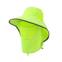 雅霖服 荧光半帽檐口罩披肩帽YLF-042105 顶