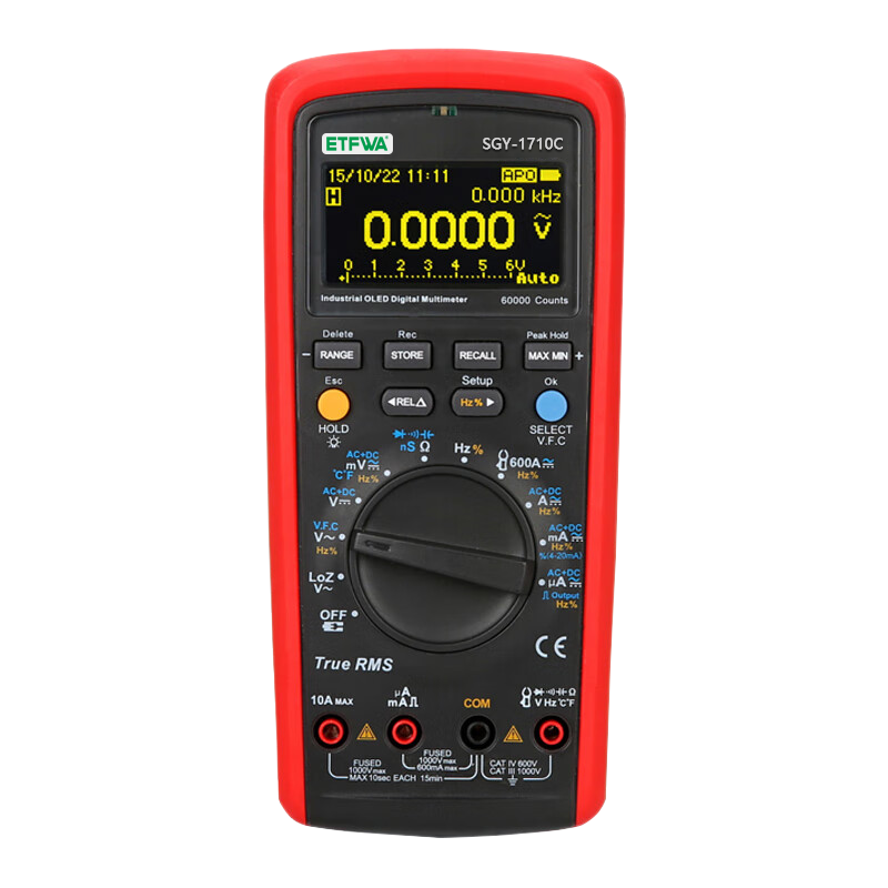 ETFWA高精度智能万用表SGY-1710C 台