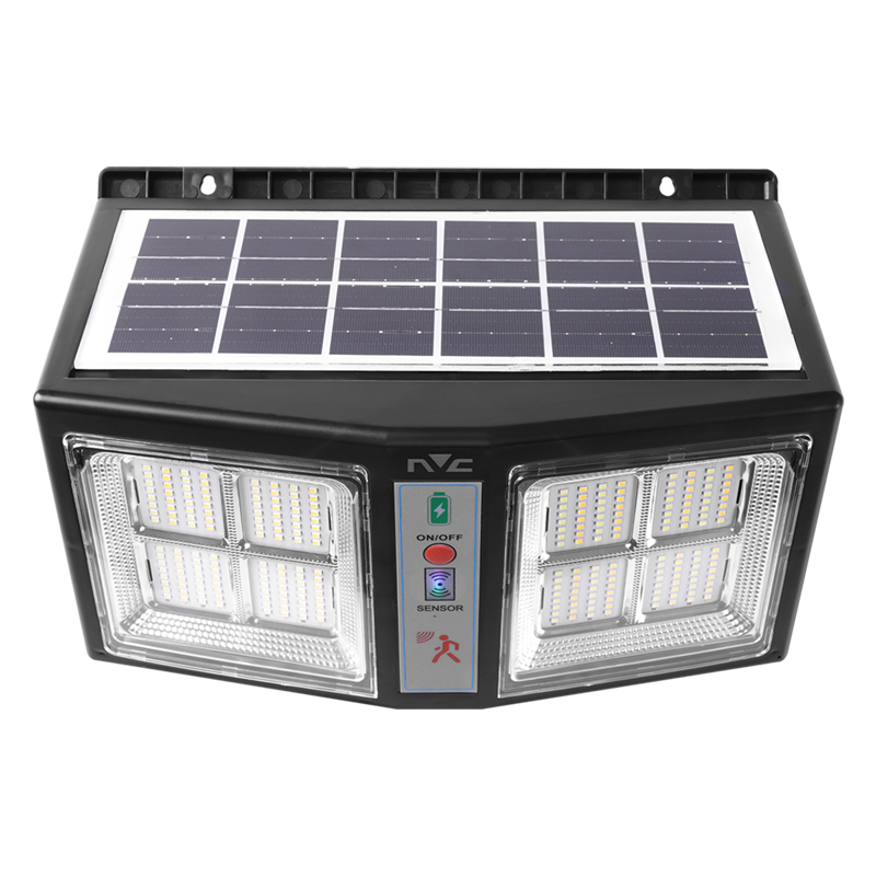 雷士NVC太阳能灯户外防水LED投射灯强力照射超广角设计智能感应耐用节能壁灯庭院0电费