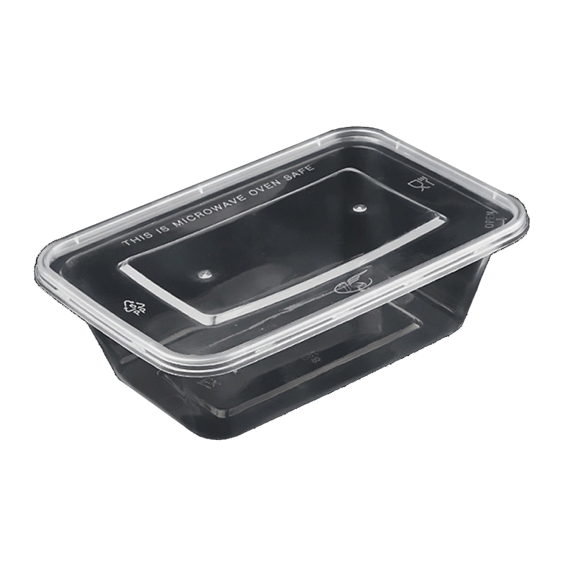 一次性餐盒长方形750ml 加厚带盖 300套/箱