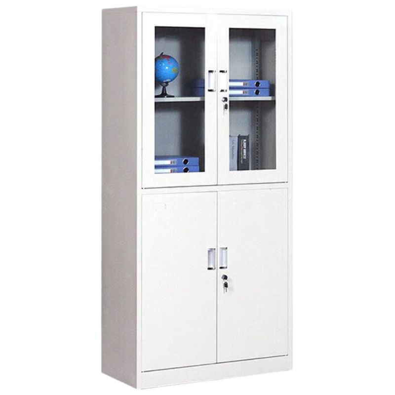 苏宁 质凡 办公家具 通玻七板凭证柜储物柜带锁多门柜/ZF-WJG024/850*390*1800