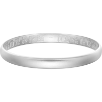 周大福大克重925银百福镯手镯AB39666女友礼物