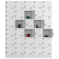 晋舰电动工具充电柜工地对讲机存放柜手电钻集中充电保管箱30门