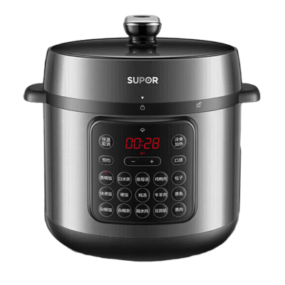 苏泊尔(SUPOR)电压力锅家用8L大容量高压锅上蒸下煮多功能电饭煲可预约压力锅SY-80YC17