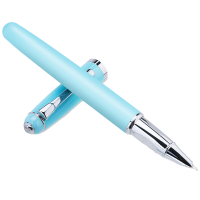 得力S270金属钢笔 浅绿 10支/盒