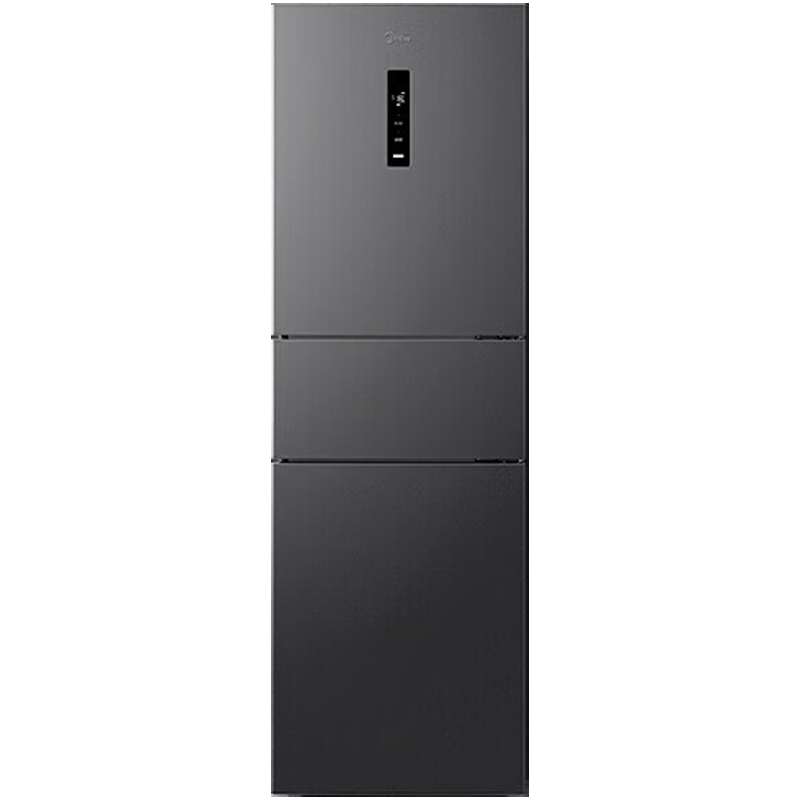 [官方正品]美的271升三门大容量智能家用冰箱小型三开门一级风冷无霜变频低躁双净味租房宿舍小冰箱MR-283WTPZE