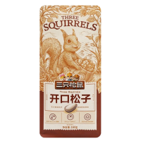 三只松鼠松子160g*10袋颗粒饱满香味浓郁100015-10