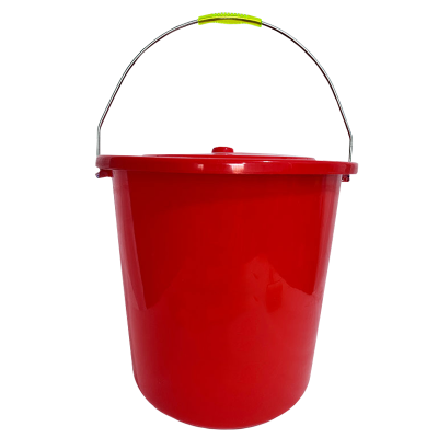 炯毅 塑料水桶红桶塑料桶洗衣手提桶拖把洗澡水桶 塑料水桶 360mm*340mm 个