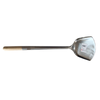 炯毅 不锈钢炒勺炒铲 铲子木把1号 55cm*13.5cm 把