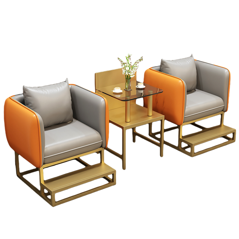 铭思达台球沙发单人+单人+茶几套