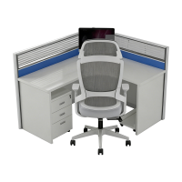 GS 办公桌屏风桌椅 140*140*110cm1桌1椅