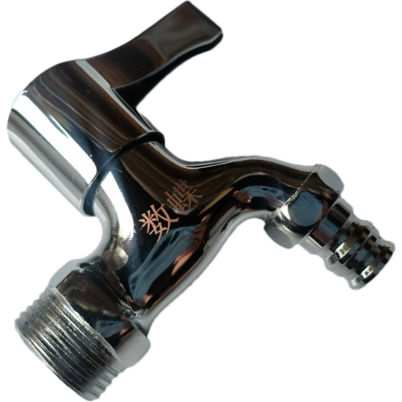 数蝶铁体铜芯尖嘴水嘴6分个