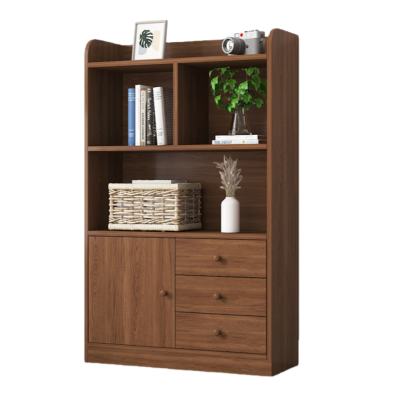 芙首泰木质书柜三层80*30*133cm台