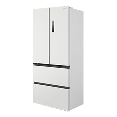 [官方正品]美的真香系列M60双系统508法式冰箱超薄平嵌双循环底部散热BCD-508WUFPZM(E)星尘白