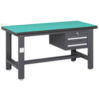 锦北防静电工作台流水线操作台工具桌实验室操作台1.8米吊二抽