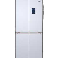 海尔十字对开门BCD-615WGHTD2IS4U1 615升双循环变频净味杀菌钢化玻璃面板节能