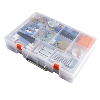 燚购双层塑料零件盒364*270*74mm 个