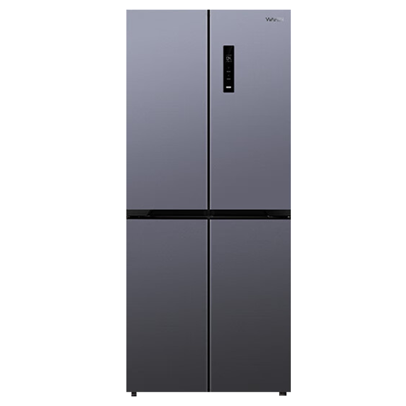 美的出品华凌冰箱426十字双开门四门多门PT净味家用智能锁鲜低音轻音电冰箱国家补贴HR-426WSP超薄可嵌入