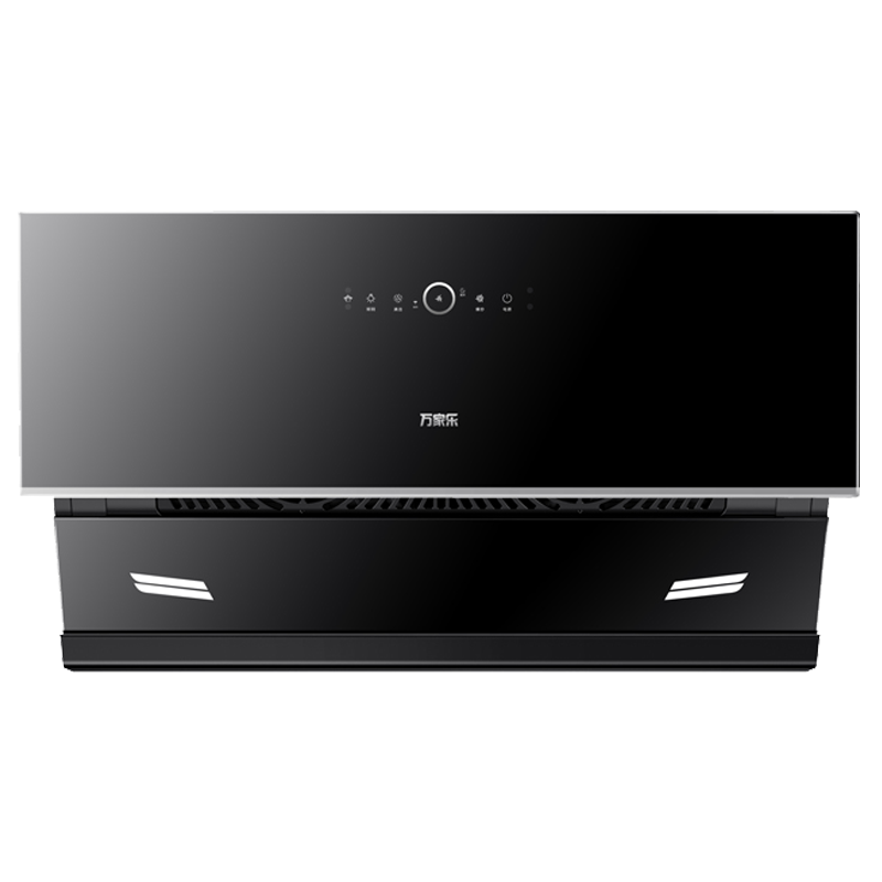 万家乐侧吸油烟机22立方爆炒大吸力AJ5自动清洗 挥手智控 家用免拆洗油烟机