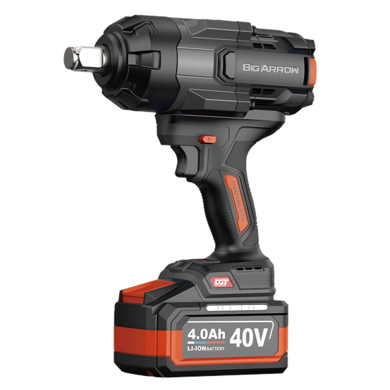 华丰巨箭 无刷锂电冲击扳手两电一充套装 BA-99020/40V 8.0Ah(4.5A座充)套