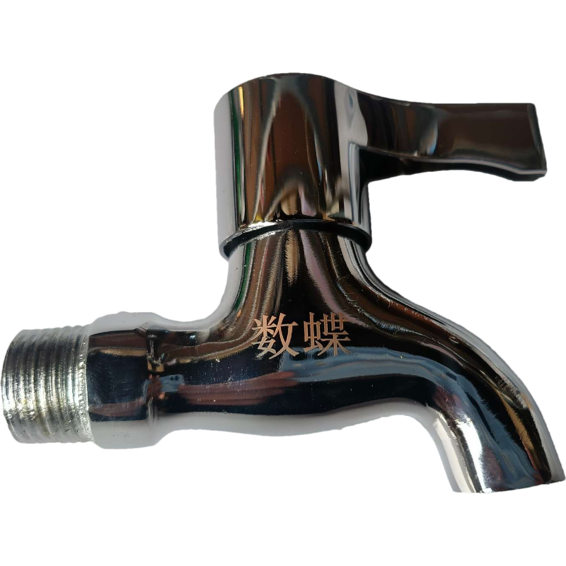 数蝶铁体铜芯平嘴水嘴6分个