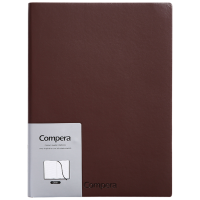 齐心(COMIX) C8001 B5 154张 Compera 皮面笔记本 棕 单个装