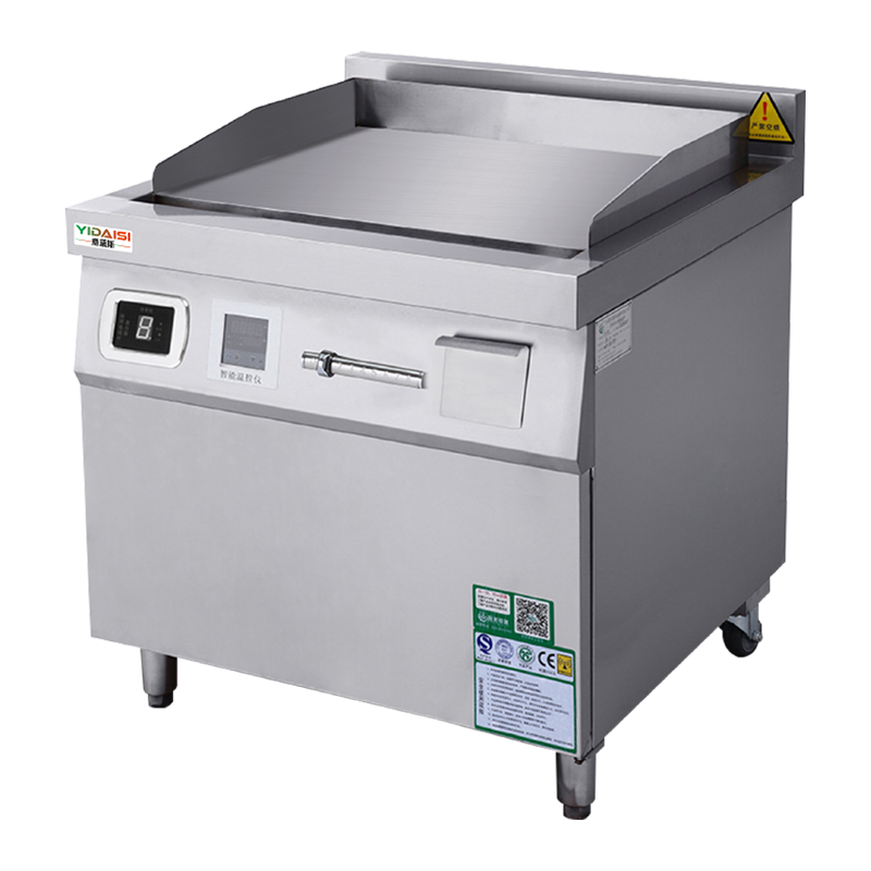 意黛斯(YIDAISI) YDS-12PL立式商用电磁扒炉 铁板烧手抓饼西厨设备 电磁电热立式平扒炉 铁板烧 柜式电扒炉
