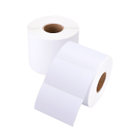 旗胜 铜板不干胶标签纸 40*20mm 卷