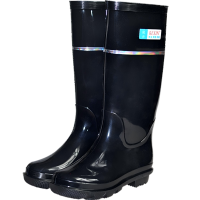 REXIN 企业专享 PVC橡塑雨靴 防油 防酸 防碱 防机械油 防水靴 蓝布