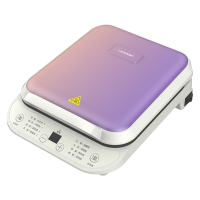 利仁C-19电饼铛家用双面加热加深加大电饼档烤肉锅三明治早餐机方形烤盘8大智能菜单