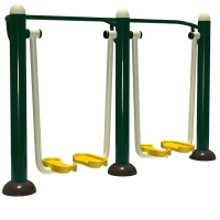 有优贝贝户外小区公园建设器材腹肌架双人漫步机太极云手185*50*125