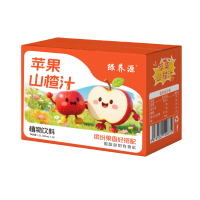 苹果山楂汁整箱12袋X100ml儿童果味果蔬汁饮品植物饮料