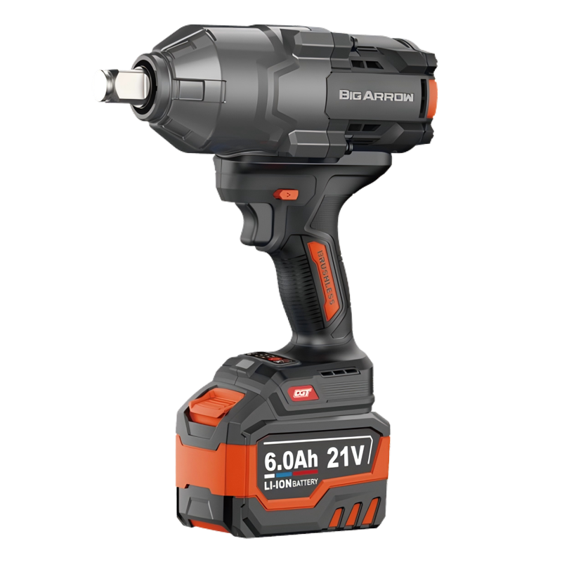 华丰巨箭 无刷锂电冲击扳手两电一充套装 BA-99019/21V 6.0Ah(4.5A座充)套