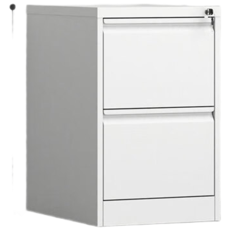 晋舰挂劳柜FC挂快捞文件柜二斗卡箱立式抽屉资料柜A4铁皮柜白色