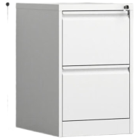 晋舰挂劳柜FC挂快捞文件柜二斗卡箱立式抽屉资料柜A4铁皮柜白色