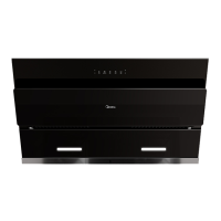 美的(Midea)油烟机侧吸式家用厨房升级款23m³大吸力立体环吸挥手智控自清洗吸油烟机CXW-280-J25Spro