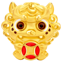 周大福SOINLOVE「萌宠」抱财貔貅金币黄金足金转运珠配绳多款VR1570-VR1573礼物