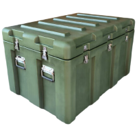 戴劲滚塑箱空投箱物资箱户外野营便携式多功能器材周转箱1000*700*600