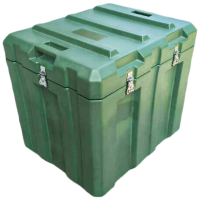 锦北滚塑箱空投箱物资箱户外野营便携式多功能器材周转箱700*560*650