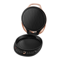 苏泊尔(SUPOR)电饼档1700W大功率0氟钛瓷烤盘双面加热蒸汽煎烤烙饼锅三明治机早餐机煎烤机烤肉JJ30RQ801