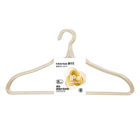 茶花100004衣架 无痕晾衣架加粗 干湿两用防滑挂衣架成人衣服架衣撑 8只