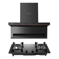 百得(BEST)华帝股份烟灶套装AC13Pro+AQ12 28m³顶侧三吸油烟机直流变频5.0kW大火力液化气