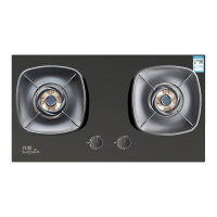 兴邦一级能效台嵌两用直燃火燃气灶 5.2千瓦热电偶熄火保护钢化玻璃面板