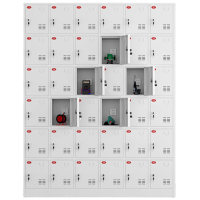 戴劲电动工具充电柜工地对讲机存放柜手电钻集中充电保管箱36门