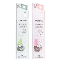 得力S433活动铅芯HB0.7-60MM 混色 48支/盒